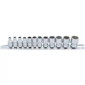   BGS technic Dugókulcsfej készlet colos tizenkétlapú fejekkel, 1/4”, 5/32”–9/16”, 12 részes (BGS 2755)