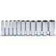 BGS technic Dugókulcsfej készlet hosszú colos hatszög fejekkel, 3/8”, 5/16”–7/8”, 11 részes (BGS 2756)