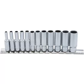   BGS technic Dugókulcsfej készlet hosszú colos tizenkétlapú fejekkel, 1/4”, 5/32”–9/16”, 12 részes (BGS 2757)