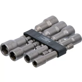   BGS technic Dugókulcsfej készlet fúrógéphez, tartómágnessel, 1/4” hatszög befogással, 6–13 mm, 8 részes (BGS 2758)