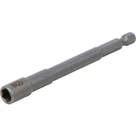   BGS technic Extra hosszú dugófej, 7 mm-es, 6 lapos fej - fúróba fogható, 6 lapos szár (BGS 2763)