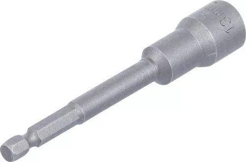 BGS technic Extra hosszú dugófej, 13 mm-es, 6 lapos fej - fúróba fogható, 6 lapos szár (BGS 2769)