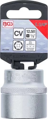 BGS technic 1/2" Dugókulcs, hatszögletű | 1.1/4" (BGS 2786)