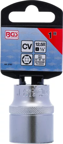 BGS technic 1/2" Dugókulcs, hatszögletű | 1" (BGS 2787)