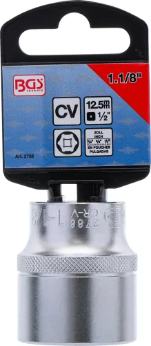 BGS technic 1/2" Dugókulcs, hatszögletű | 1.1/8" (BGS 2788)