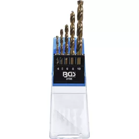   BGS technic Spirálfúró készlet | HSS | 4 - 10 mm | 5 darabos (2795)