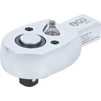   BGS Technic 1/4" racsnis fej | Fokozatmentes | cserélhető fejű nyomatékkulcsokhoz (BGS 2819)