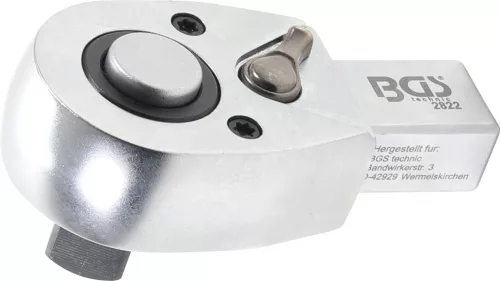 BGS Technic 1/2" racsnis fej | Fokozatmentes | cserélhető fejű nyomatékkulcsokhoz (BGS 2822)