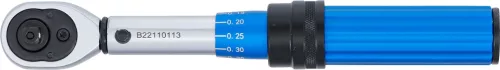 BGS technic Nyomatékkulcs 1/4”, 1–6 Nm, 72 fogú keskeny racsnifej, ±3% (BGS 2824)