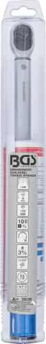 BGS technic Nyomatékkulcs 3/8”, 20–120 Nm, 72 fogú keskeny racsnifej, ±3% (BGS 2826)