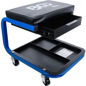   BGS technic Szerelőszék fiókkal és kerekekkel, 90 kg, 360 × 410 × 350 mm (BGS 2832)