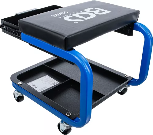 BGS technic Szerelőszék fiókkal és kerekekkel, 90 kg, 360 × 410 × 350 mm (BGS 2832)