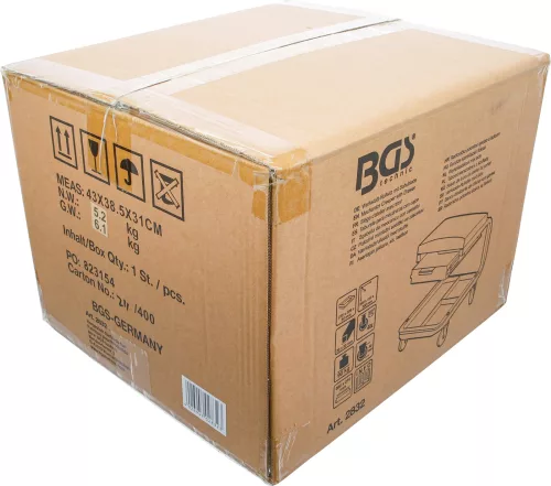 BGS technic Szerelőszék fiókkal és kerekekkel, 90 kg, 360 × 410 × 350 mm (BGS 2832)