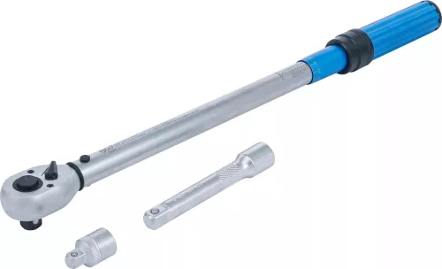BGS technic Nyomatékkulcs-készlet | adapter + hosszabbító | 12,5 mm (1/2") | 40 - 220 Nm | 3 darabos (2837)