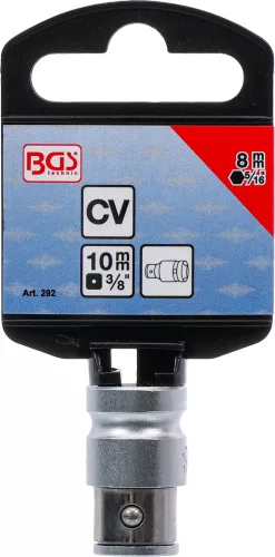 BGS technic 3/8" Adapter rögzítő golyóval 8 mm-es bitekhez (BGS 292)