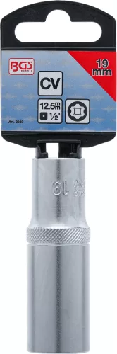 BGS technic 1/2" "Super Lock" hosszított dugókulcs, 19 mm (BGS 2949)