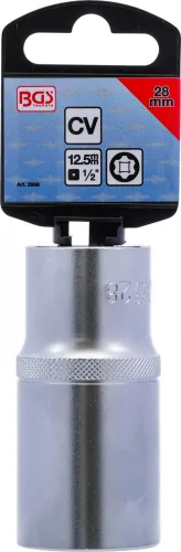 BGS technic 1/2" "Super Lock" hosszított dugókulcs, 28 mm (BGS 2956)