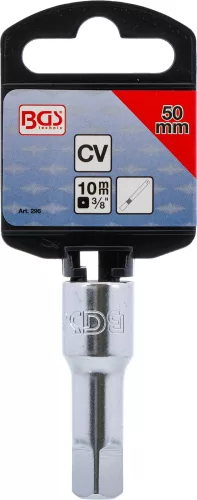 BGS technic 3/8" Hosszabbító szár, 50 mm (hatszögű) (BGS 296)