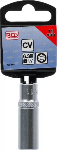 BGS technic 1/4" "Super Lock" hosszított dugókulcs, 11 mm (BGS 2971)