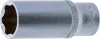 BGS technic 1/4" "Super Lock" hosszított dugókulcs, 14 mm (BGS 2974)