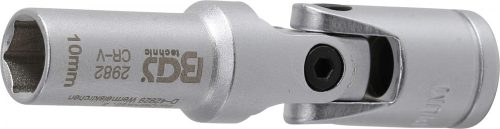 BGS technic Csuklós dugókulcs fej 3/8", 10mm (BGS 2982)