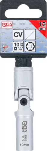 BGS technic Csuklós dugókulcs fej 3/8", 12mm (BGS 2983)