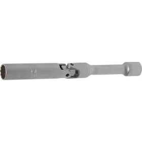   BGS technic Csuklós dugókulcs fej gyújtógyertyához 14mm, 3/8", 180mm (BGS 2987)