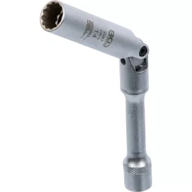   BGS technic Gyertyakulcsfej csuklós, extra hosszú, 3/8”, 14 mm, 180 mm (BGS 2987)