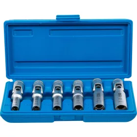   BGS technic Izzítógyertya dugókulcs készlet csuklós fejjel, 3/8”, 8–16 mm, 6 részes (BGS 2990)