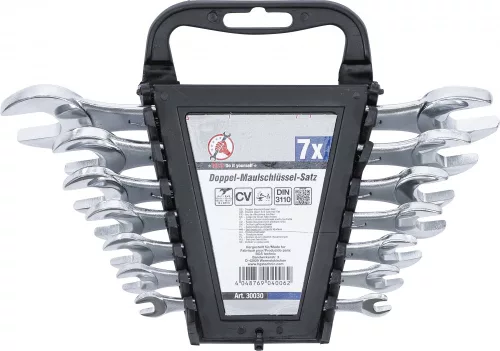 BGS DIY 7 részes villáskulcs készlet, 6x7 - 19x22 mm (BGS 30030)