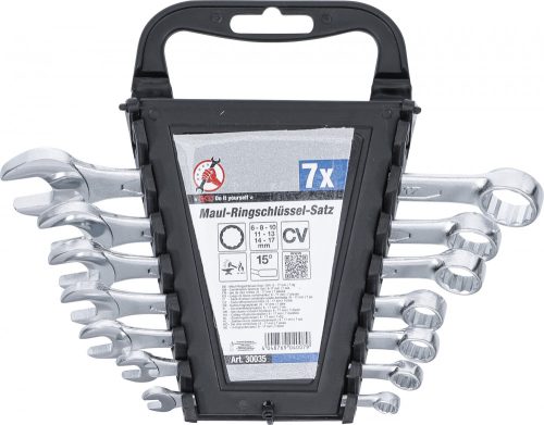 BGS DIY 7 részes csillag-villás kulcs készlet, 6 - 17 mm (BGS 30035)