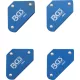 BGS technic 4 darabos mini-mágneses tartó, 45°-90°-135° (BGS 3004)