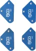 BGS technic 4 darabos mini-mágneses tartó, 45°-90°-135° (BGS 3004)
