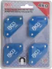 BGS technic 4 darabos mini-mágneses tartó, 45°-90°-135° (BGS 3004)