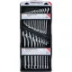 BGS technic Csillag-villáskulcs készlet colos méretekkel, 1/4”–1 1/4”, 25 részes, falra akasztható tartón (BGS 30101)
