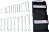 BGS technic Csillag-villáskulcs készlet colos méretekkel, 1/4”–1 1/4”, 25 részes, falra akasztható tartón (BGS 30101)