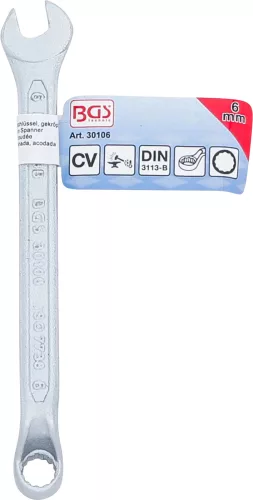 BGS technic Hajlított csillag-villás kulcs, 6 mm (BGS 30106)