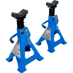   BGS technic Autószerelő alátámasztó bak pár, racsnis, gumibetétes, 3 tonna/pár, 276–420 mm, 2 db (BGS 3015)