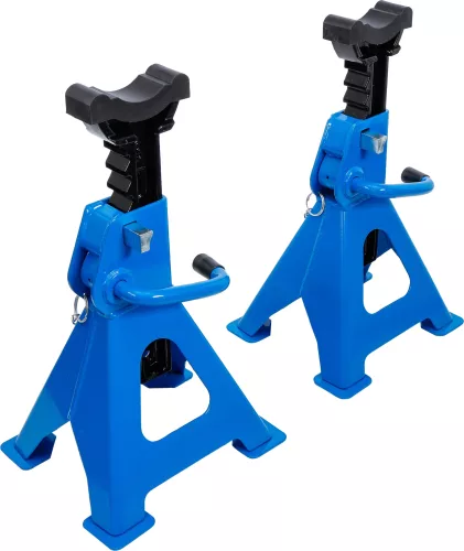 BGS technic Autószerelő alátámasztó bak pár, racsnis, gumibetétes, 3 tonna/pár, 276–420 mm, 2 db (BGS 3015)