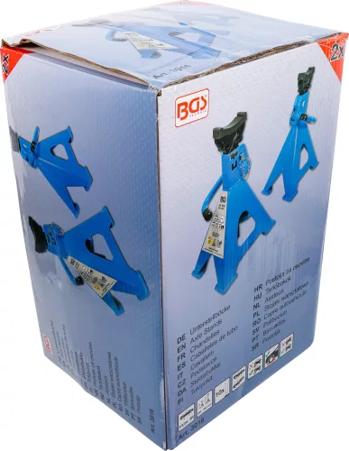 BGS technic 1 pár emelőbak, 6 tonna teherbírás / pár, 420-600mm (BGS 3016)