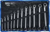 BGS technic Csillagkulcs készlet, mélyen hajlított, 6–32 mm, CrV, 12 részes, feltekerhető tokban (BGS 30200)
