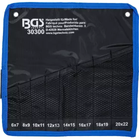   BGS technic Üres összetekerhető tok a BGS 30300 extra lapos csillag-csillagkulcs készlethez (BGS 30300-LEER)