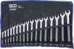 BGS technic 17 részes hajlított csillag-villáskulcs készlet, 8-27 mm (BGS 30302)