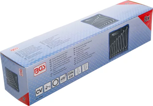 BGS technic 8 részes hajlított csillag-csillagkulcs készlet (BGS 30306)