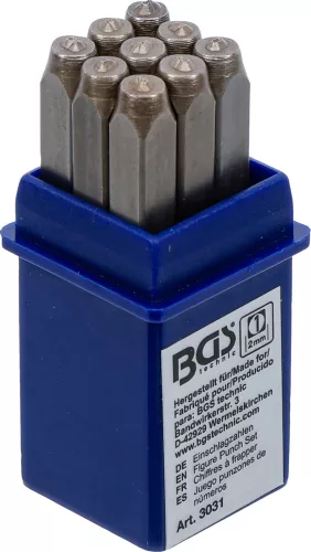 BGS technic Számbeütő készlet, 2mm (BGS 3031)