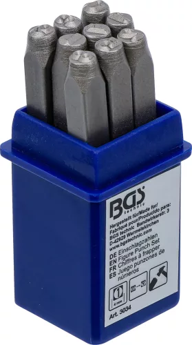 BGS technic Számbeütő készlet, 4mm (BGS 3034)