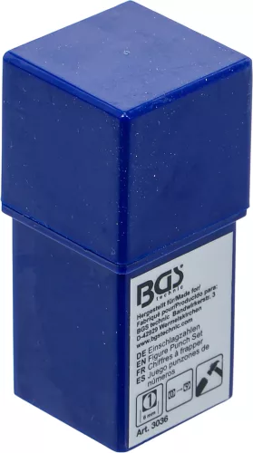 BGS technic Számbeütő készlet, 6mm (BGS 3036)