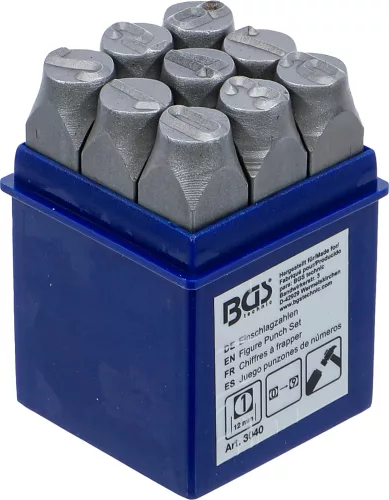 BGS technic Számbeütő készlet, 12mm (BGS 3040)