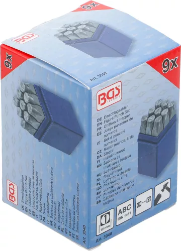 BGS technic Számbeütő készlet, 12mm (BGS 3040)