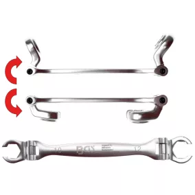 BGS technic Csuklós fékcsőkulcs, 10 és 12mm (BGS 30413)